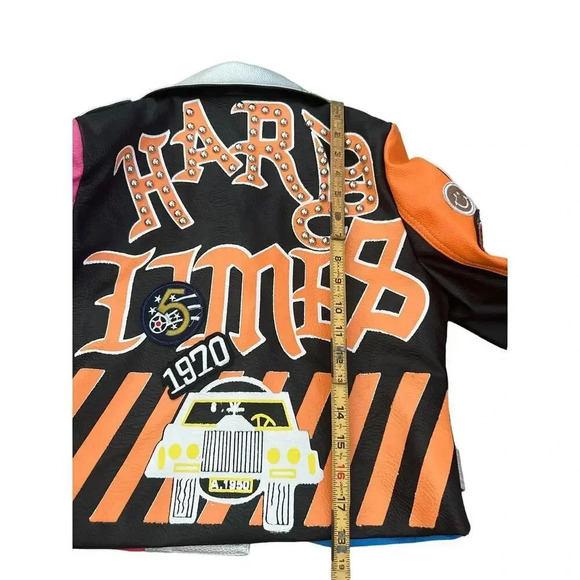 Free Chariot leather moto motorcycle bomber Jackets - Picture 10 of 10